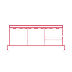 Objects Bathroom Sink Accessories Ikea Saxborga Jars Tray Line Art Illustration Svg, Free Vectors File